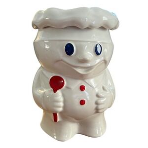 Vintage McCoy Bobby The Baker Pillsbury Doughboy Cookie Jar 1960s Ceramic USA